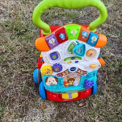 Vtech Sit To Stand Learning Walker And 