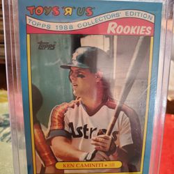 Ken Caminiti 1988 Topps Toys R Us Rookie 1988 Topps Baseball Cards 
