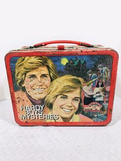 Vintage 1977 Hardy Boys Mysteries Metal Lunchbox
