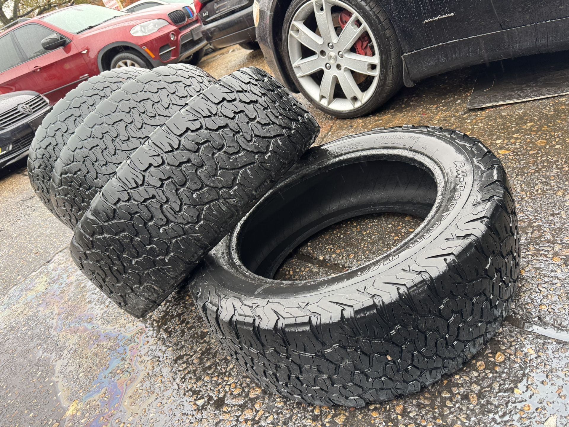 Used matching set BF Goodrich All-Terrain T/A KO2 LT275/55R20