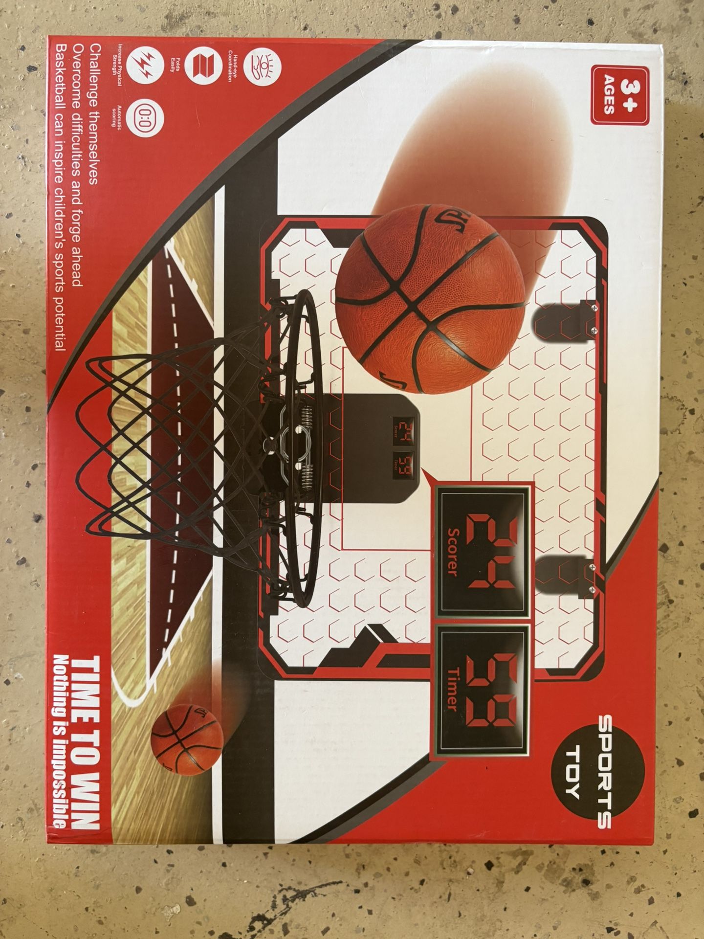 Electronic Basketball Hoop For Door