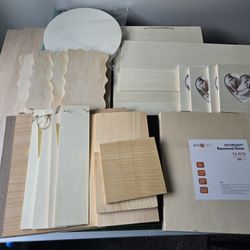 Laser Engraving Wood Bundle – Basswood, Maple MDF, Plywood & Blanks