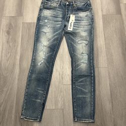 Purple Men’s Jeans Size 32 Or 34