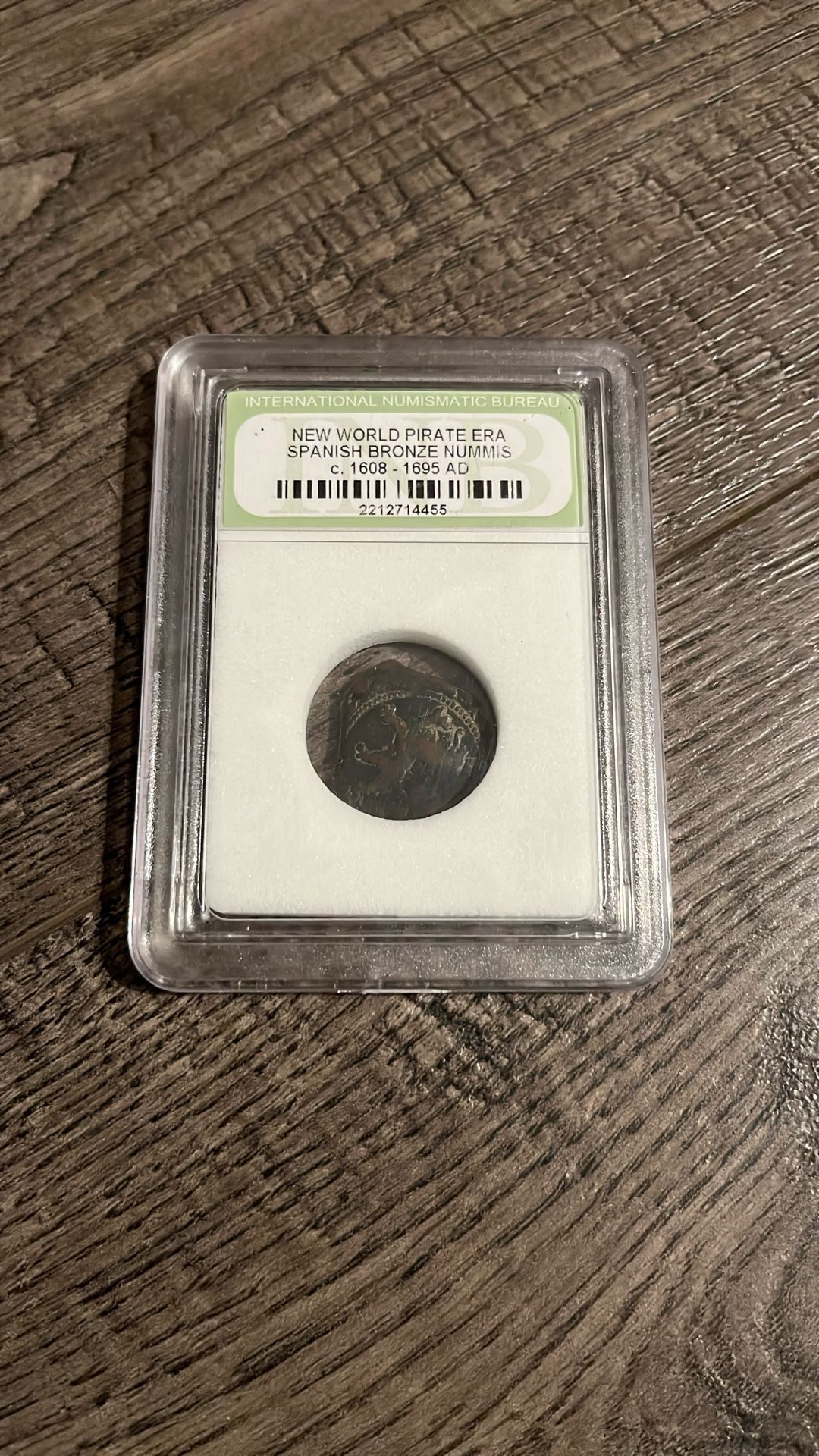New World Pirate Era Spanish Bronze Nummis 1(contact info removed) AD
