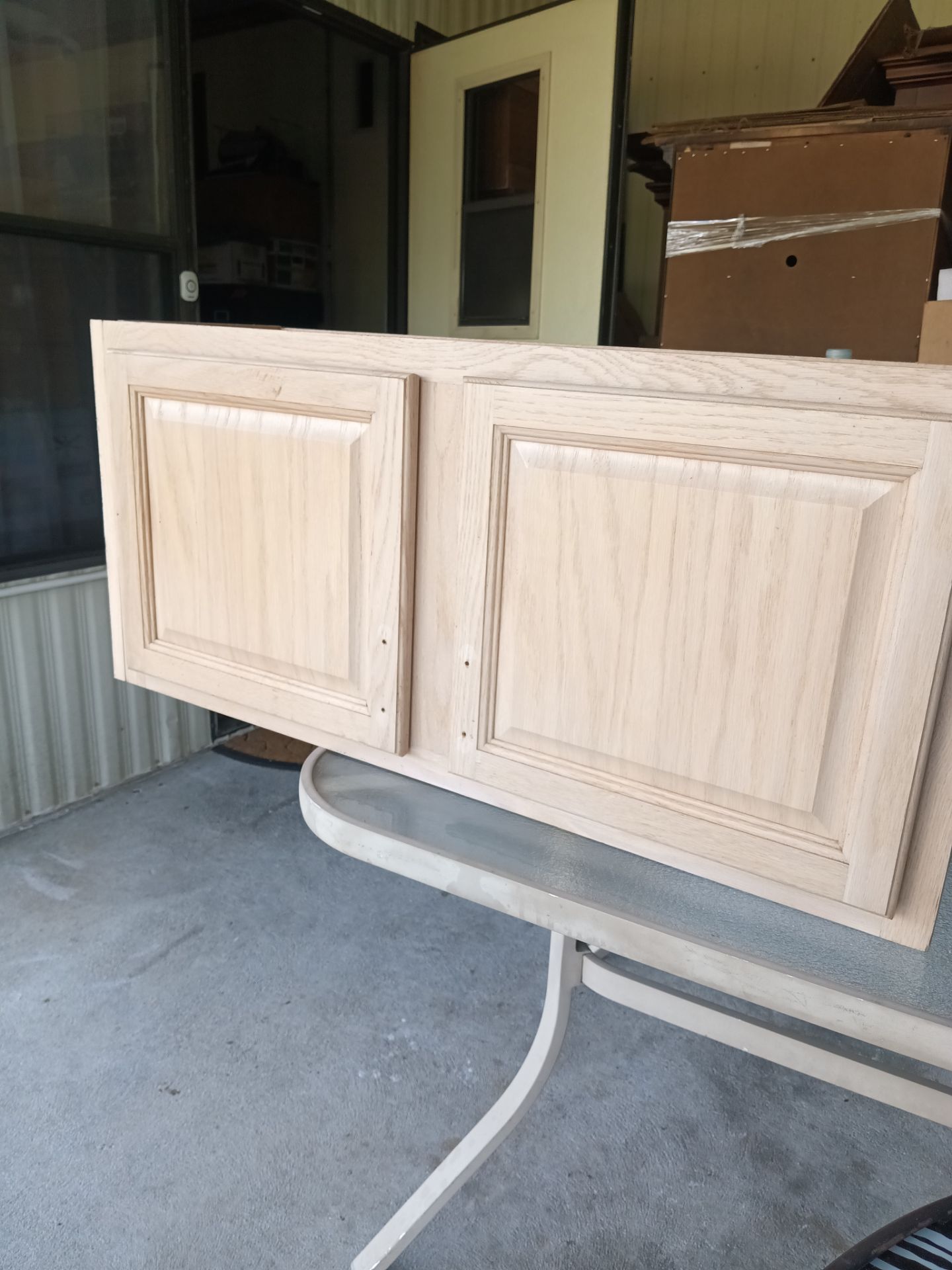 Oak cabinet 39 in Long 12 in deep 18 in high