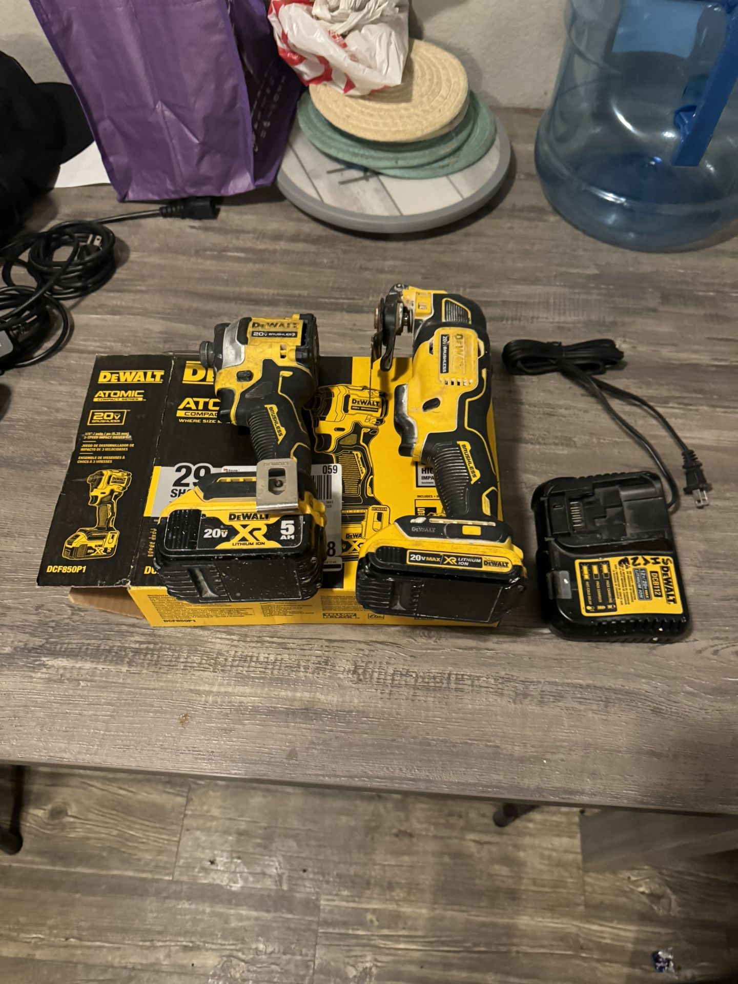 Dewalt Impact Driver And Ossilater Saw $40