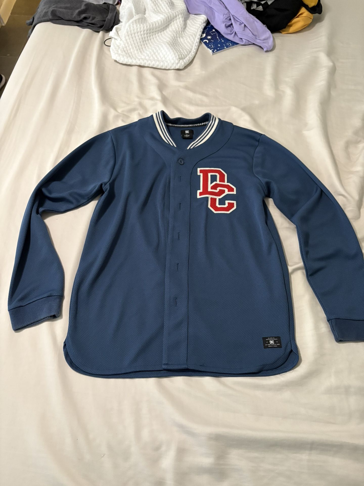 Dc Shoes Men’s Small Baseball Jersey Jacket $20