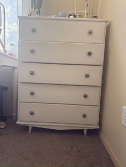 Distressed Cream Dresser