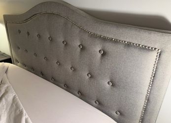 Double bed frame and headboard