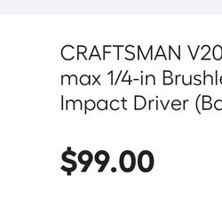 Craftman impact drill