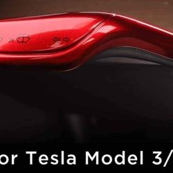 For tesla Car ABS Column shift patch For Tesla Model3 ModelY 2017-2022 Interior modification Auto Accessories(M3-DE41LRED)