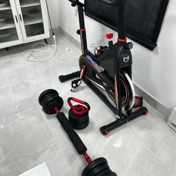 Exercises Bike Plus Weight Set