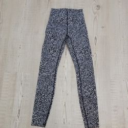 lululemon athletica Black and White Patterned Leggings