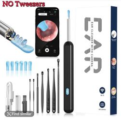 2026 Upgrade S8 Silicone Ear Wax Removal with Camera, Portable 360° Wide-Angle Ear Cleaner, Type-C Rechargeable, Waterproof Endoscope Ear Cleaning Too