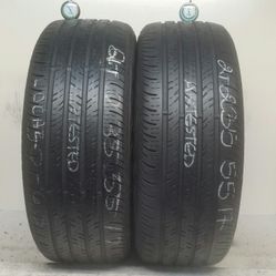 2 Tires 235 55 17 Continental ContiProContact