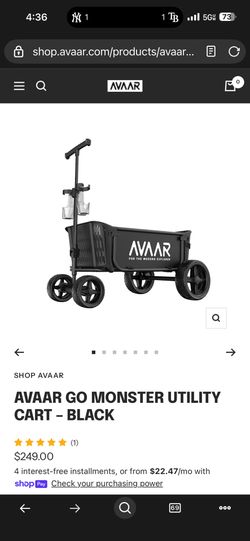 AVAAR GO MONSTER UTILITY CART