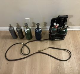Portable Oxy-Acetylene Welding Torch Set