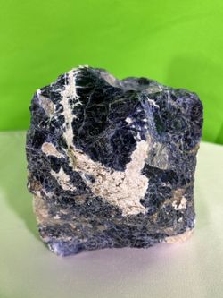 Large Sodalite Specimen Drilled Base