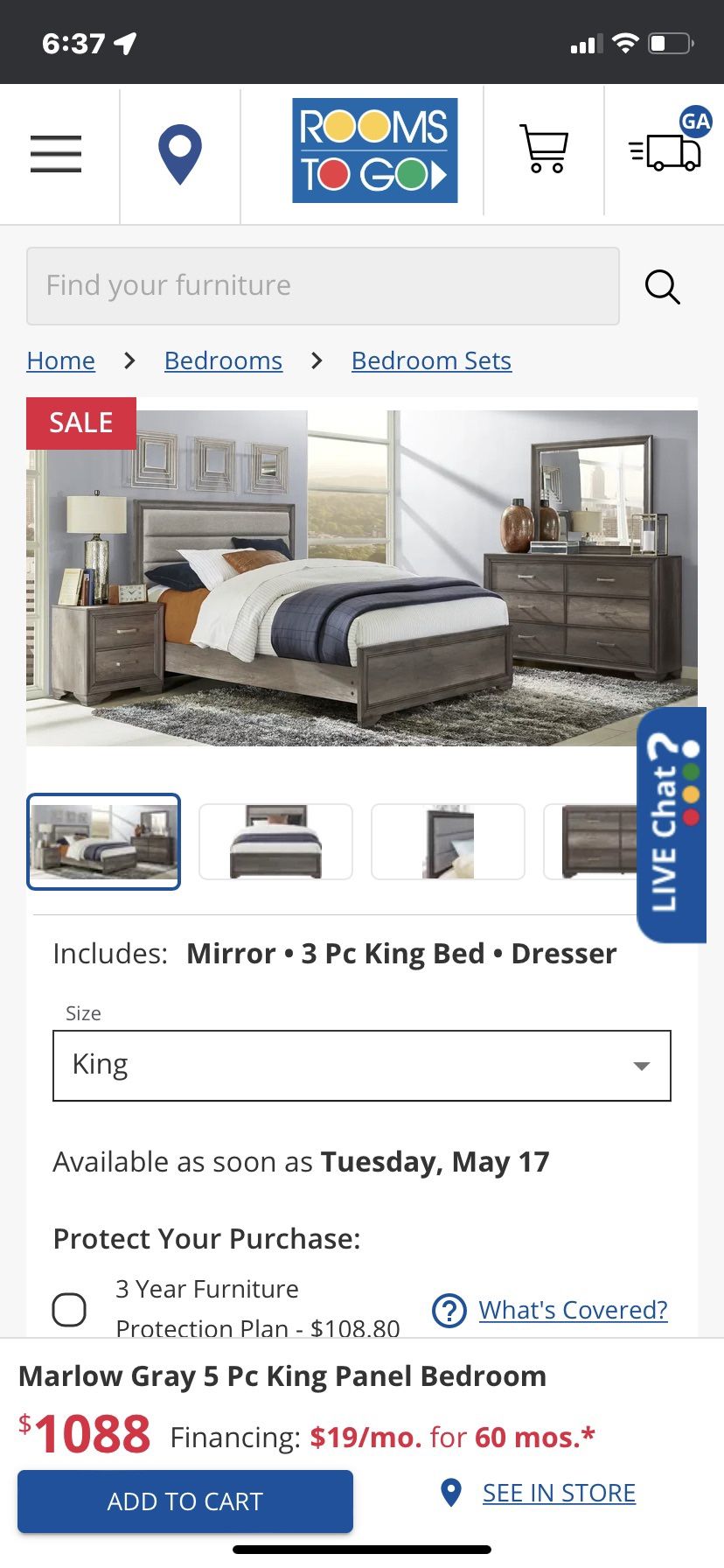King Bedroom Set