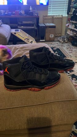 Air Jordan 11 Bred High-Top Sneakers