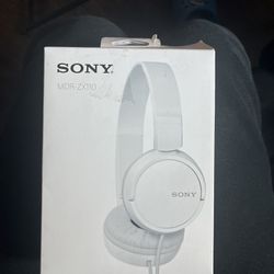 Sony Wired Headphones/ White 