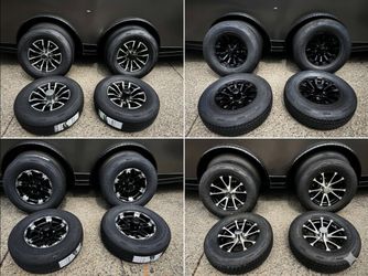 Special Alert! 225/75/R15 E Rated 10Ply Trailer wheels & tires 5 lug, 6 lug & 8 lug