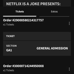 2 Tickets Morgan Jay NETFLIX IS A JOKE