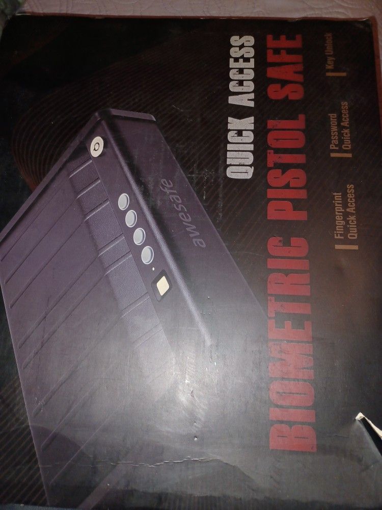 Biometric Pistol Safe Fingerprint