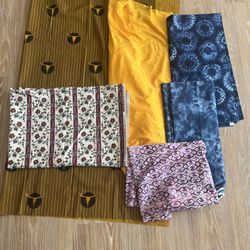 Bundle Of Sewing Fabric Lot 