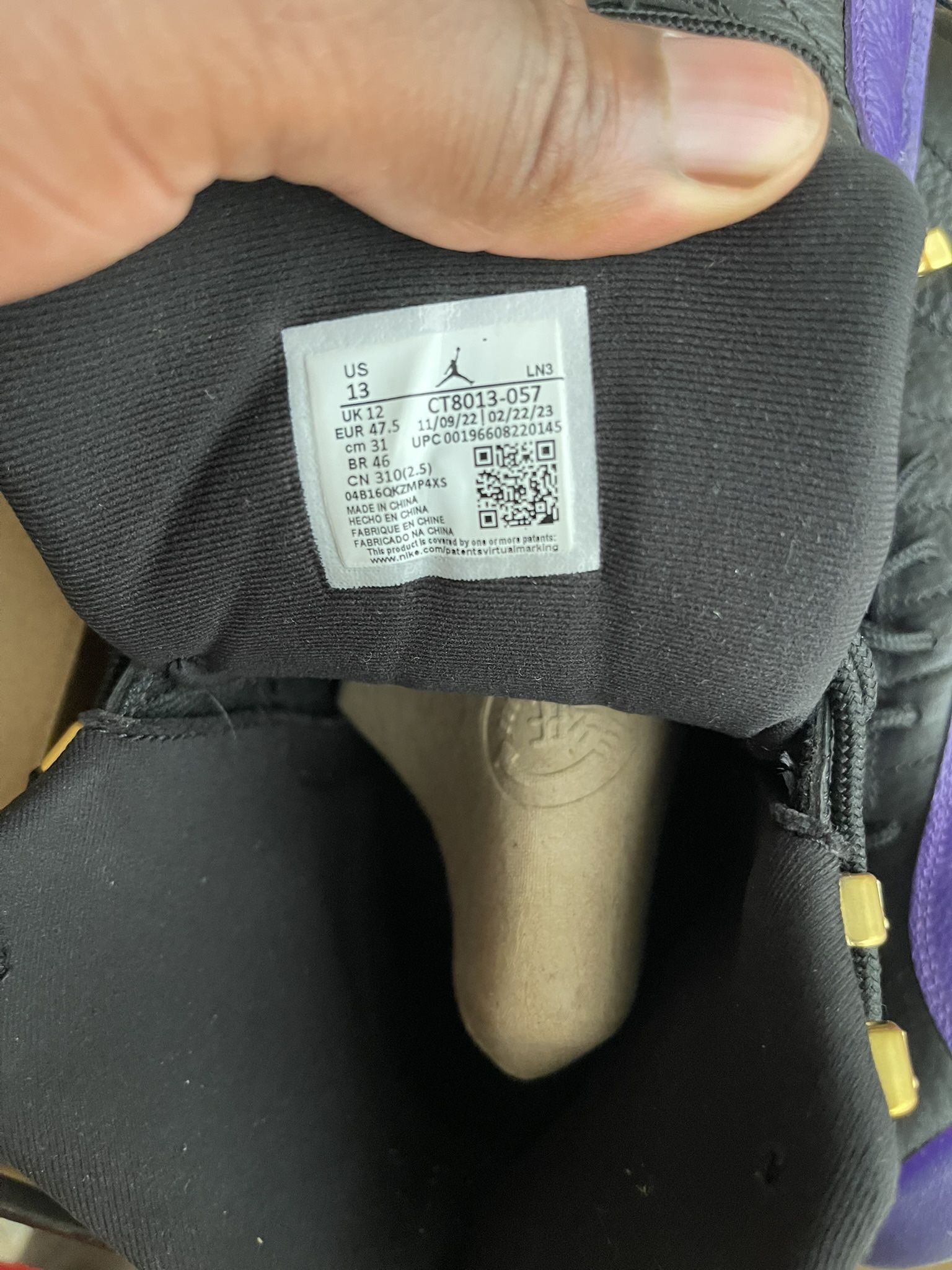 Jordan 12 Size 13 New