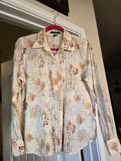 Classic LAUREN Ralph Lauren Petite Button-Down Blouse