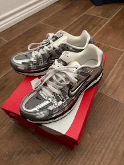 Nike P-6000 Silver Metallic Sneakers