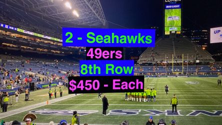 Seahawks 49ers Tickets