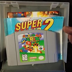 Super Mario 2 Nintendo 64 Game 50$ Or Best Offer Takes It. Come With Manuals, And Cover Art And Protective Case