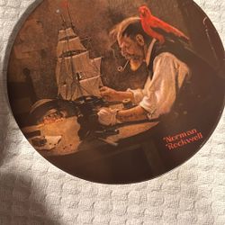 Norman Rockwell Plate Ship Builder