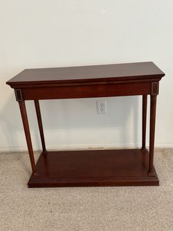 Vintage Wood Console Table