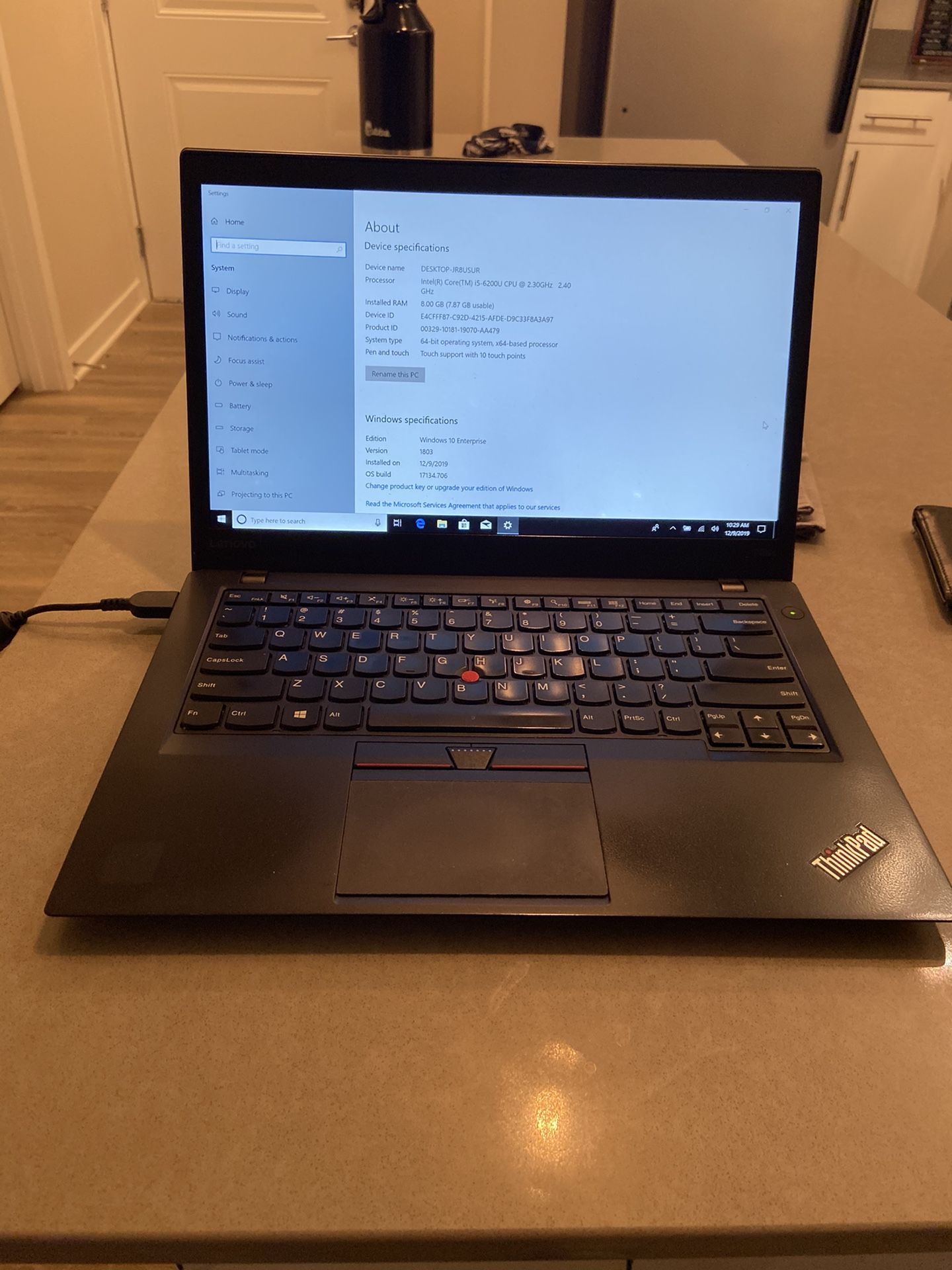 Laptop (Lenovo T460)