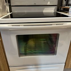 BOTH MICROWAVE and STOVE: Electric Cook top, Convection Oven