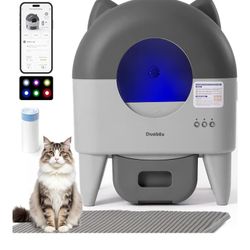 Automatic Cleaning Litter Box. Wifi Capable.