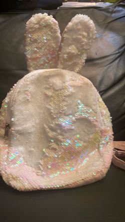 Mini. back pack with bun Y ears
