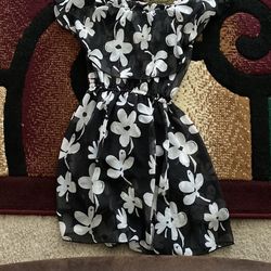 Bill/white Floral Romper Size S