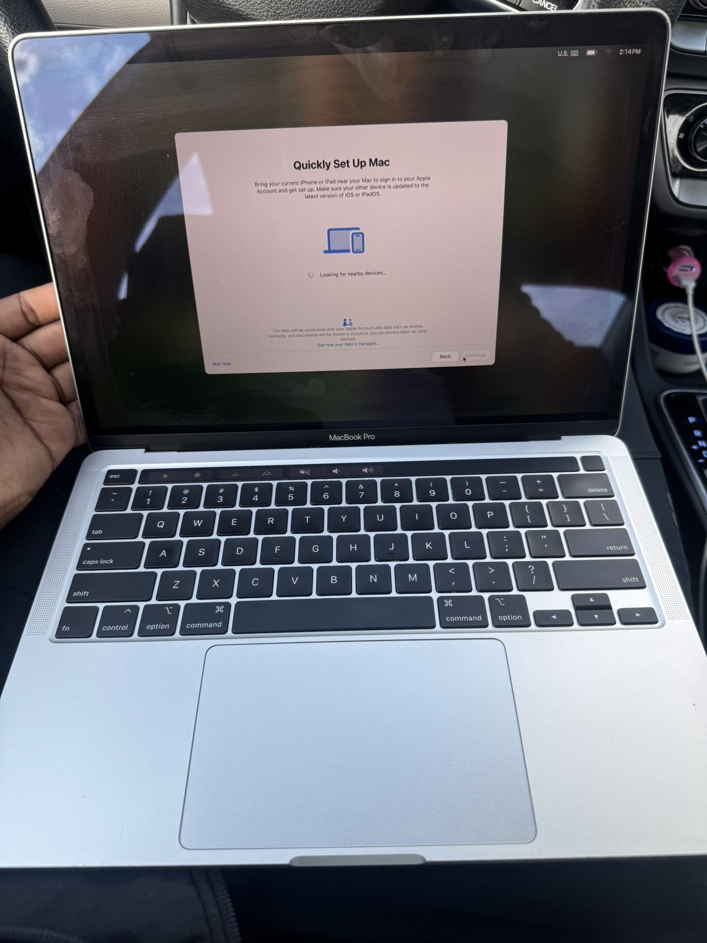 Macbook Pro m1 series 2020 13 Inch Thunderbolt Port