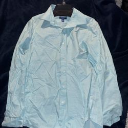 Apt .9 Premier Flex Slim Fit Dress Shirt ( Size Medium)