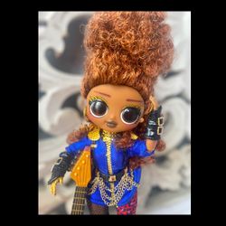 LOL Surprise OMG Remix Ferocious Fashion Doll with Guitar Accessory