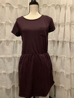 Purple Dress With Pockets - M- H&m