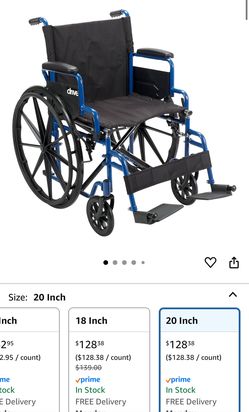 Folding 20” Wheelchair