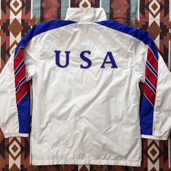 Vintage Adidas France World Cup 1998 Officially Licensed USA Jacket Men’s Large