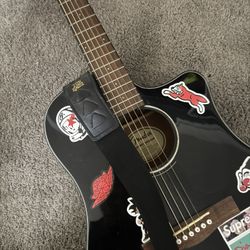 Black Fender Guitar 