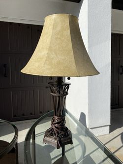 Lamps Bronze Metal Set Of 2