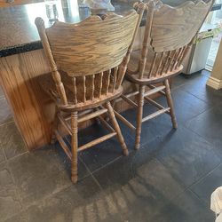 Bar Stools Oak